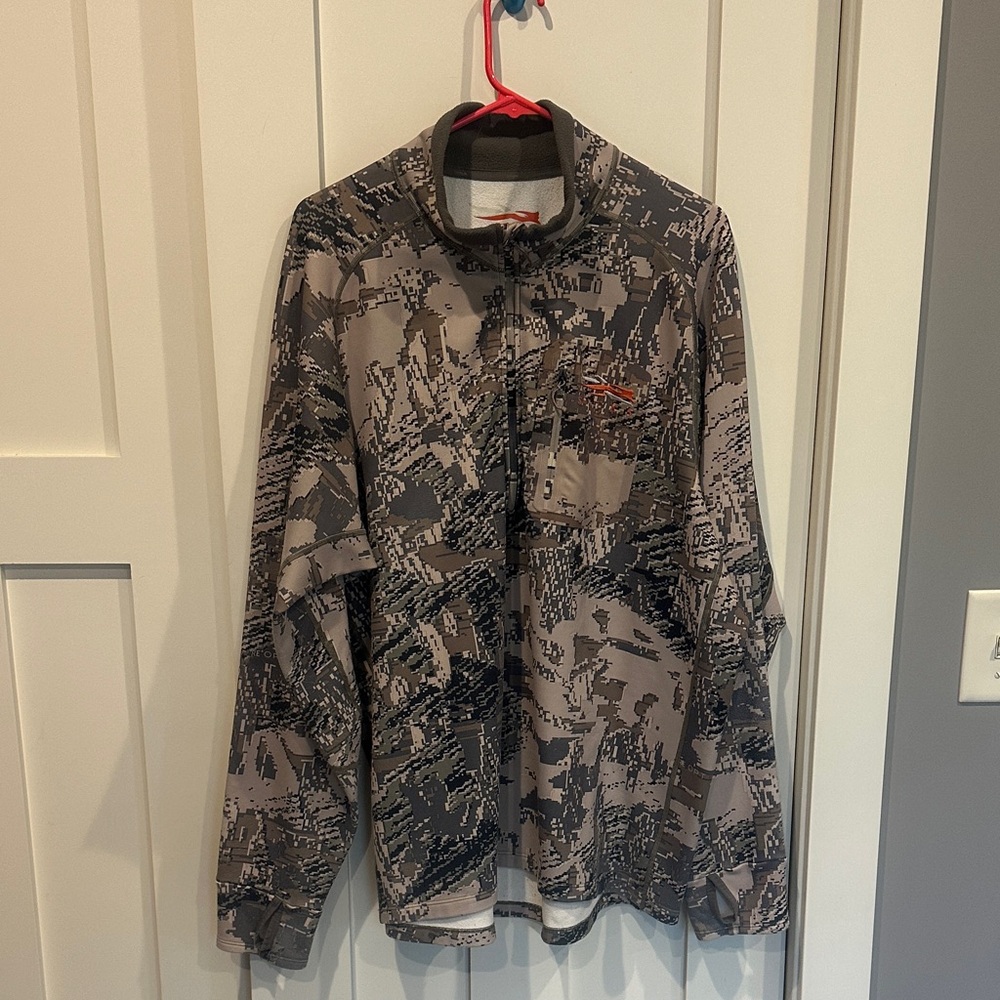 Men's Sitka Camouflage half zip